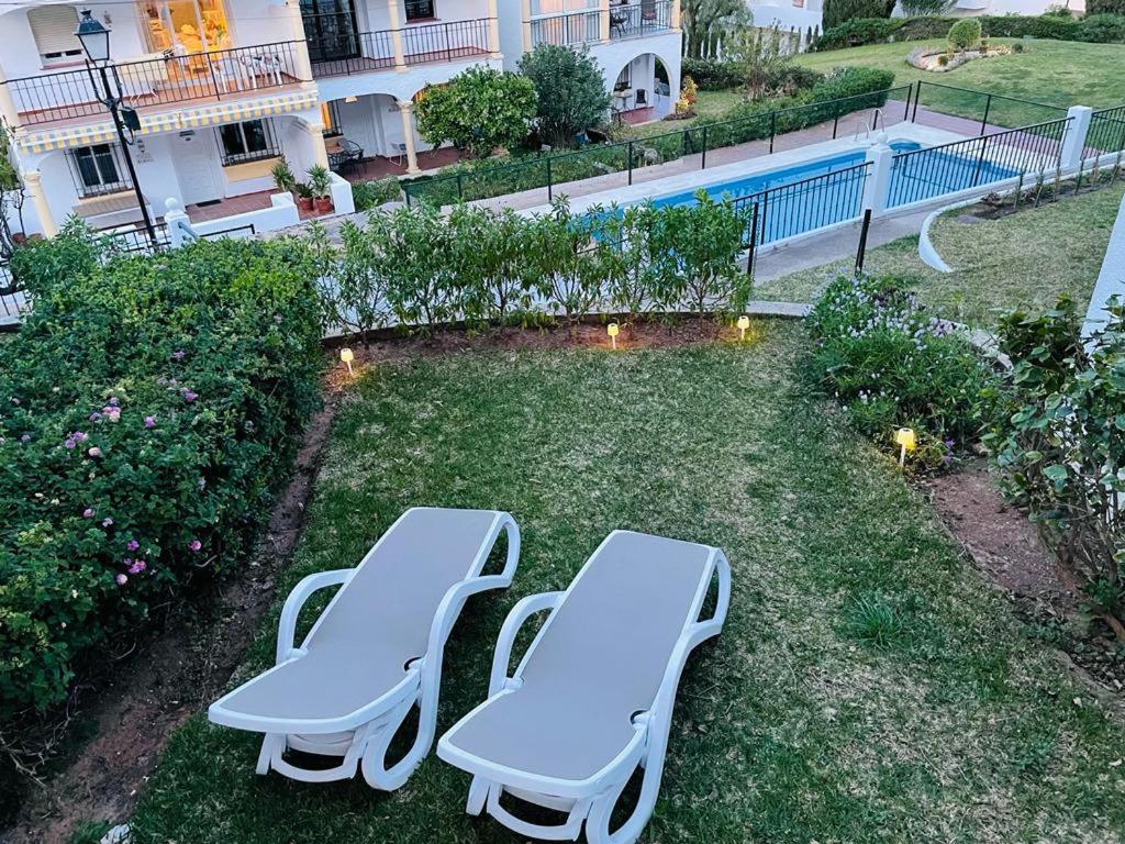 Lux 2 Kmr App Stella Blanca Met Zwembaden Airco En Zeezicht Apartamento Fuengirola Exterior foto